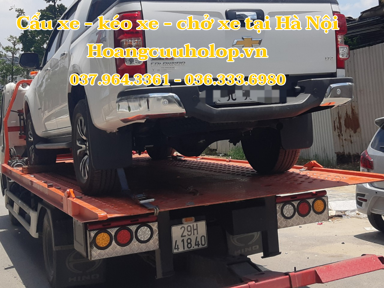Xe cẩu cứu hộ hà nội