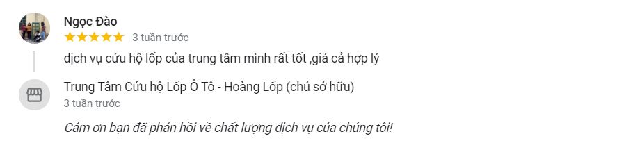 Khách hàng hài lòng về dịch vụ cứu hộ xe ô tô