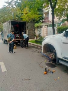 vá lốp xe oto tại Hà Nội - Hoàng lốp