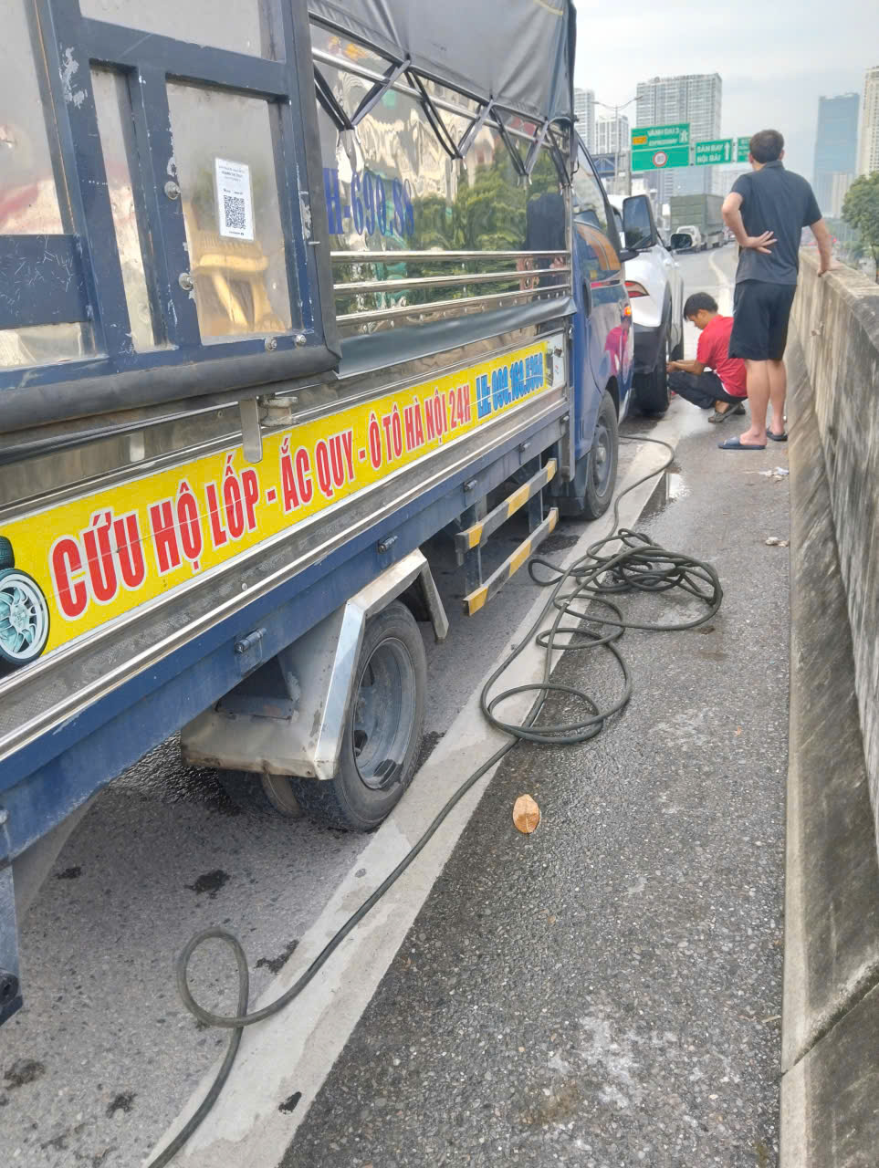 Vá lốp lưu động Cầu Giấy 